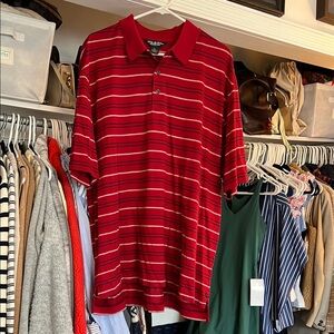Brooks brothers Red Striped Polo Shirt